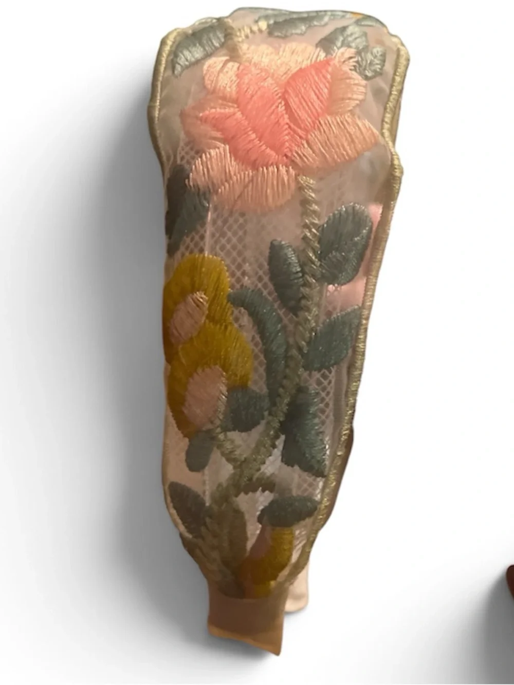 Embroidered Floral Headband